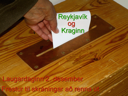 FORVAL HJÁ VG Í REYKJAVÍK OG KRAGANUM