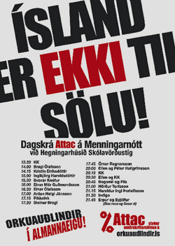 ÍSLAND ER EKKI TIL SÖLU!