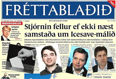 ICESAVE, FORSETINN, ALÞINGI  OG LÝÐRÆÐIÐ
