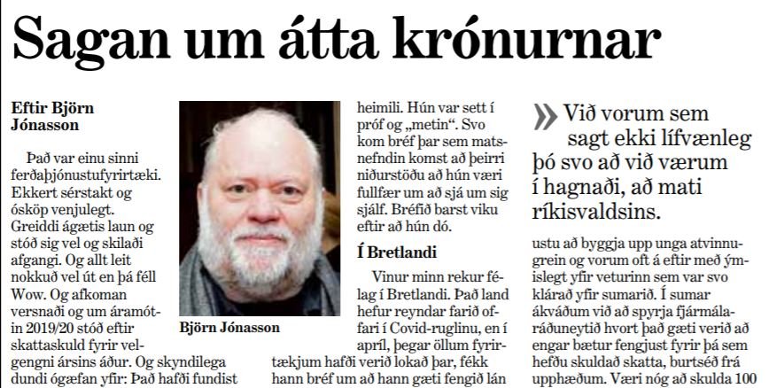 UMHUGSUNARVERÐ SKRIF ÚR RANNI SMÁFYRIRTÆKJA Í FERÐAMENNSKU