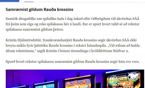 ÆTLAR RAUÐI KROSS ÍSLANDS AÐ SEGJA SKILIÐ VIÐ ÞJÓÐINA?